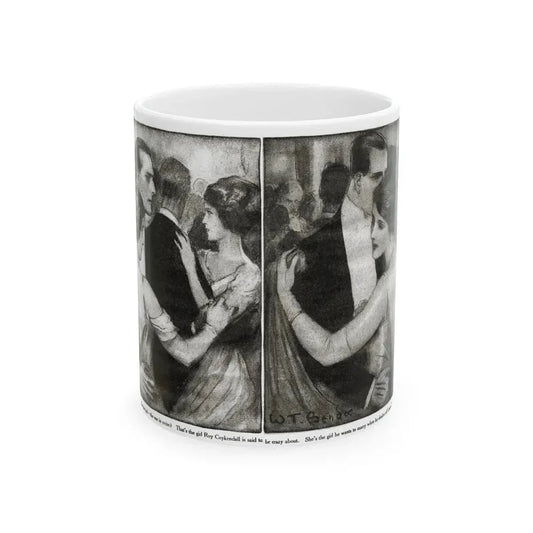 Beauty (2), Redbook magazine, January 1921 - White Coffee Mug 11oz - Go Mug Yourself