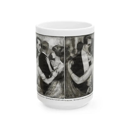 Beauty (2), Redbook magazine, January 1921 - White Coffee Mug 15oz - Go Mug Yourself