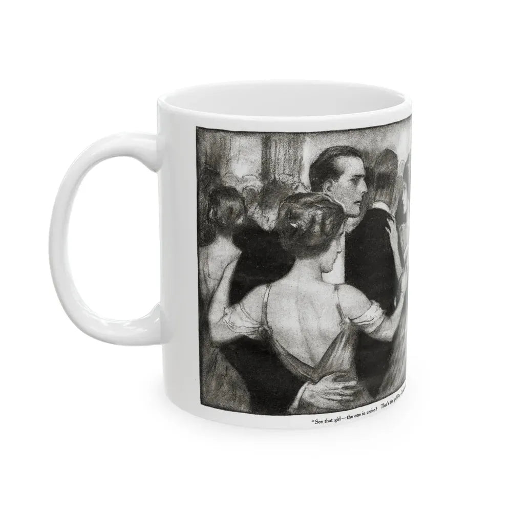 Beauty (2), Redbook magazine, January 1921 - White Coffee Mug - Go Mug Yourself