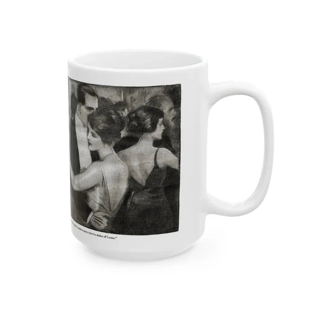 Beauty (2), Redbook magazine, January 1921 - White Coffee Mug - Go Mug Yourself