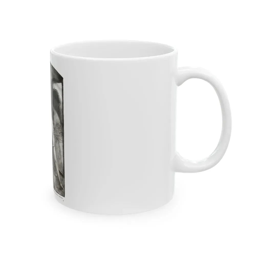 Beauty (3), Redbook magazine, January 1921 - White Coffee Mug - Go Mug Yourself