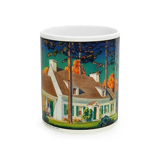 Beauty and Protection (3), 1936 - White Coffee Mug 11oz - Go Mug Yourself