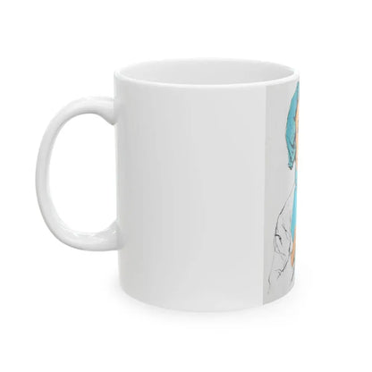 Beauty and Tea - White Coffee Mug - Go Mug Yourself