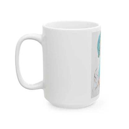 Beauty and Tea - White Coffee Mug - Go Mug Yourself