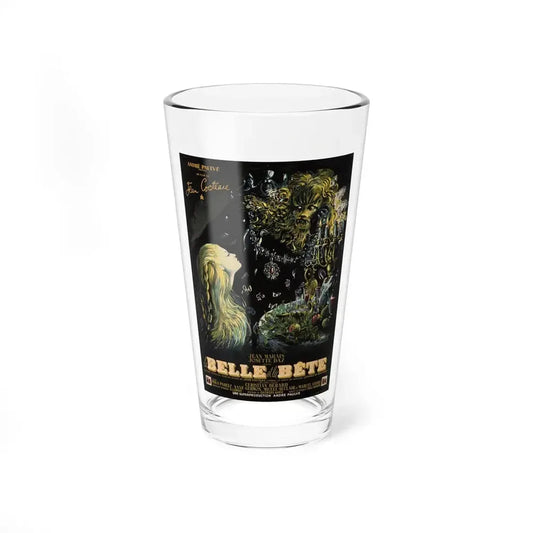 BEAUTY AND THE BEAST 1946 Movie Poster - Pint Glass 16oz 16oz - Go Mug Yourself