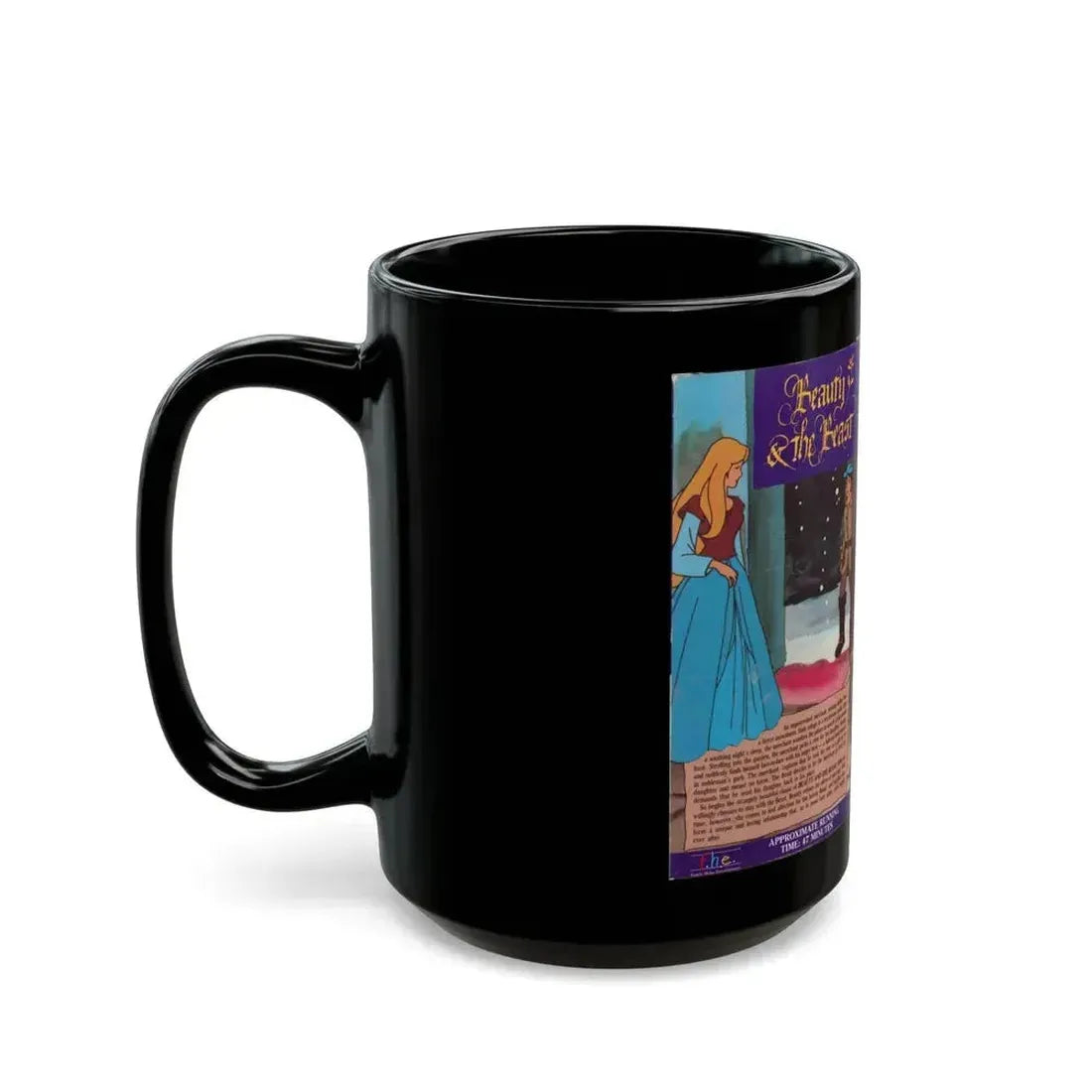 BEAUTY AND THE BEAST FHE (VHS COVER) - Black Coffee Mug - Go Mug Yourself