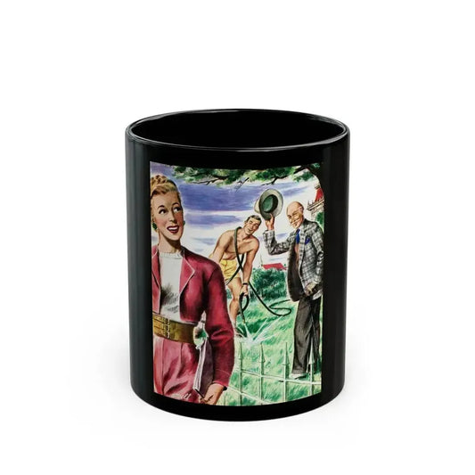 Beauty and the Butler, Liberty magazine, January 4, 1947 - Black Coffee Mug 11oz - Go Mug Yourself