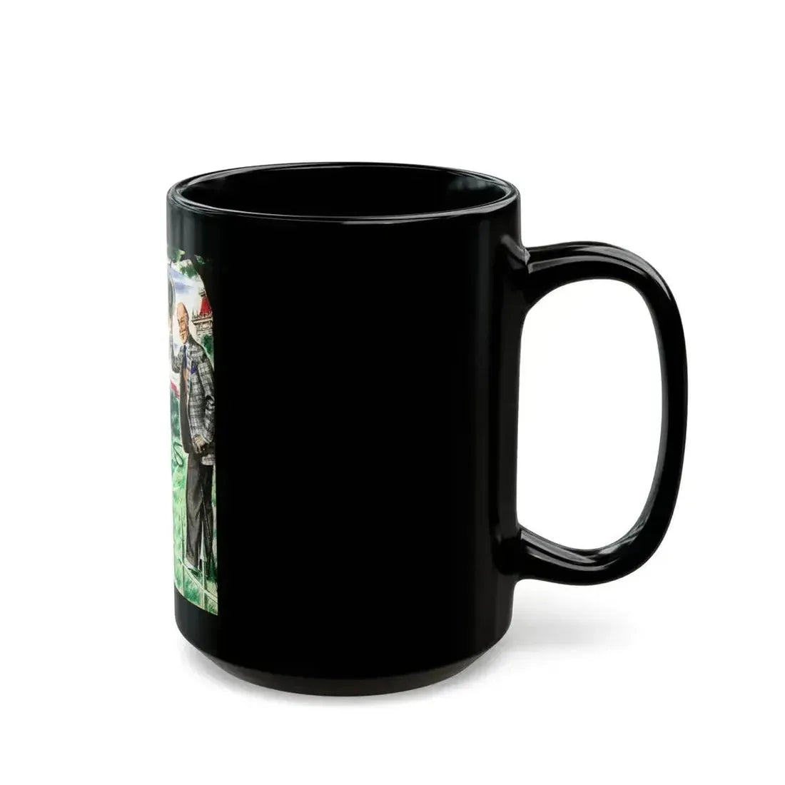 Beauty and the Butler, Liberty magazine, January 4, 1947 - Black Coffee Mug - Go Mug Yourself