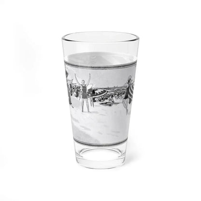 Beauty Bathes in Sun and Wave, McCall's, August 1927 (Magazine Illustration) Pint Glass 16oz - Go Mug Yourself