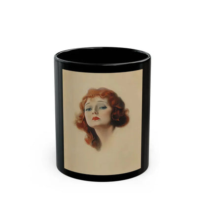 Beauty Icon, Beauty magazine cover, circa 1920s-30s - Black Coffee Mug 11oz - Go Mug Yourself