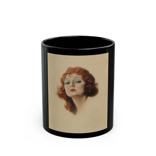 Beauty Icon, Beauty magazine cover, circa 1920s-30s - Black Coffee Mug 11oz - Go Mug Yourself