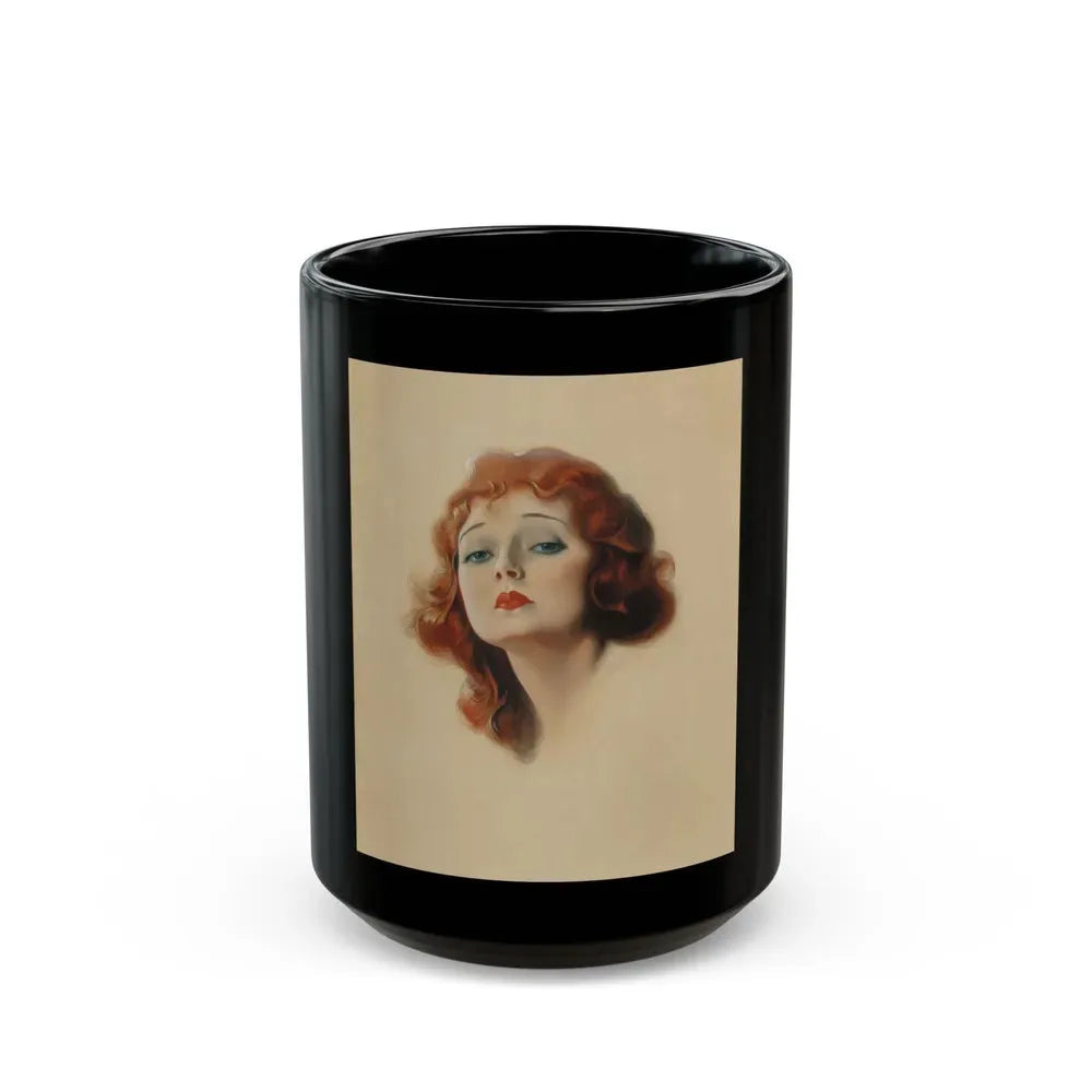 Beauty Icon, Beauty magazine cover, circa 1920s-30s - Black Coffee Mug 15oz - Go Mug Yourself