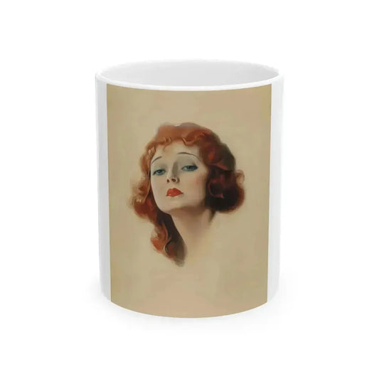Beauty Icon, Beauty magazine cover, circa 1920s-30s - White Coffee Mug 11oz - Go Mug Yourself