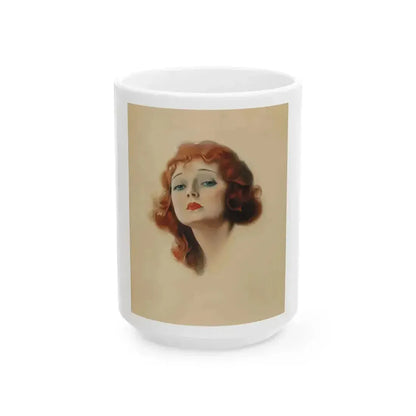 Beauty Icon, Beauty magazine cover, circa 1920s-30s - White Coffee Mug 15oz - Go Mug Yourself