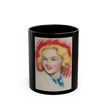 Beauty in Blue - Black Coffee Mug 11oz - Go Mug Yourself