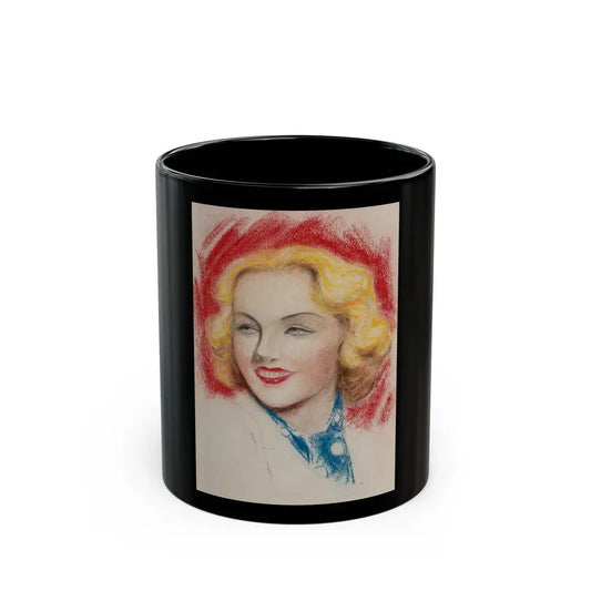 Beauty in Blue - Black Coffee Mug 11oz - Go Mug Yourself