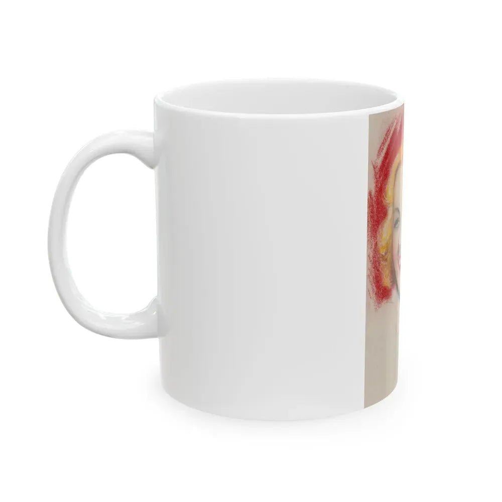Beauty in Blue - White Coffee Mug - Go Mug Yourself