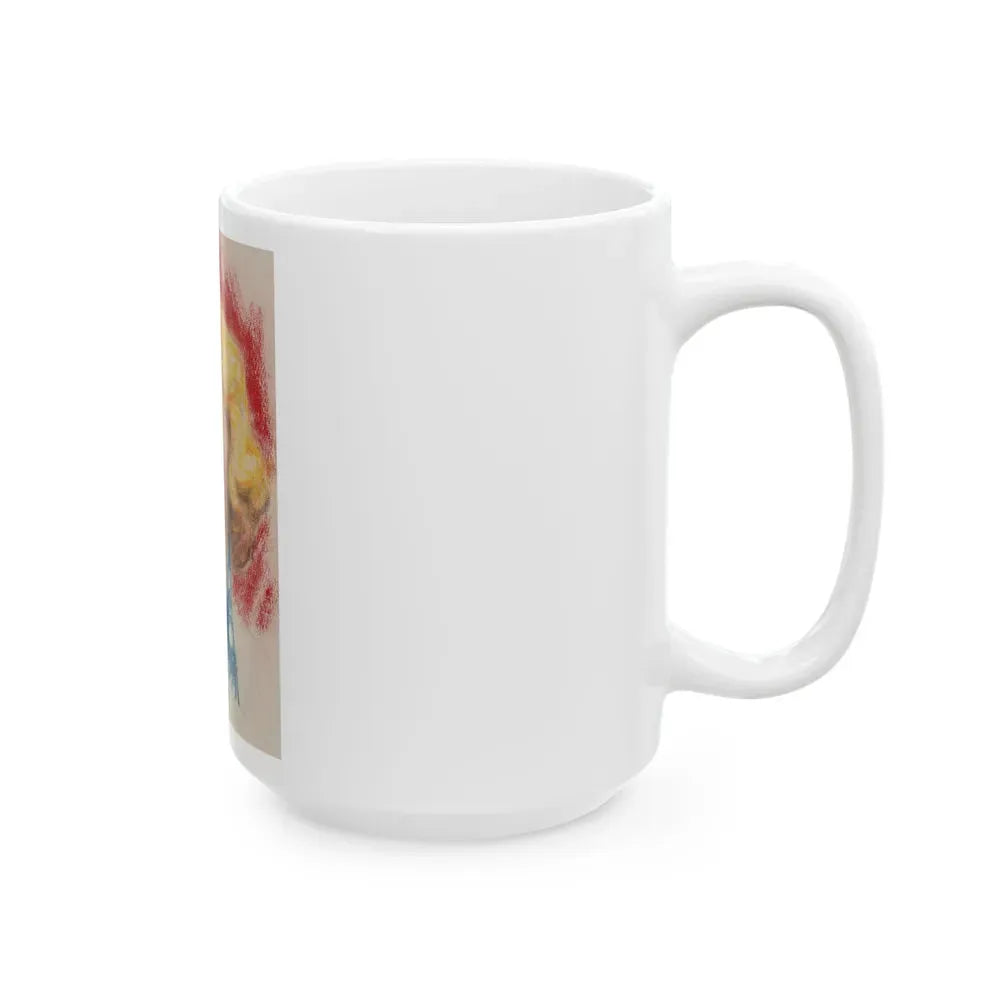 Beauty in Blue - White Coffee Mug - Go Mug Yourself