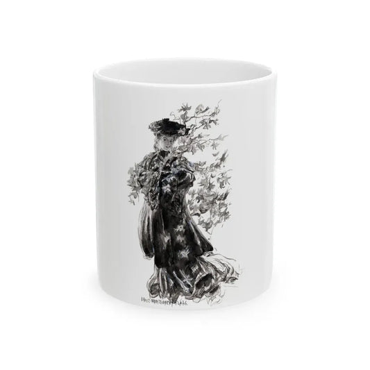 Beauty in Fall - White Coffee Mug 11oz - Go Mug Yourself