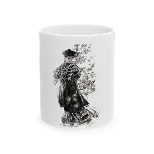 Beauty in Fall - White Coffee Mug 11oz - Go Mug Yourself