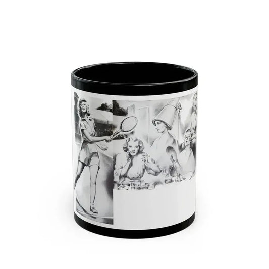Beauty Is More Than Skin Deep, Physical Culture, September 1940 - Black Coffee Mug 11oz - Go Mug Yourself