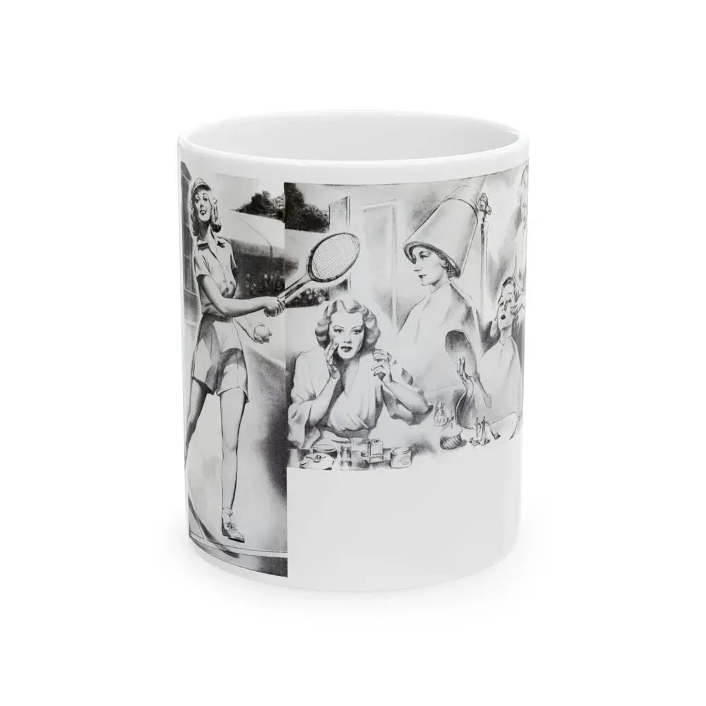 Beauty Is More Than Skin Deep, Physical Culture, September 1940 - White Coffee Mug 11oz - Go Mug Yourself