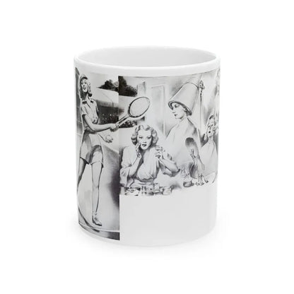 Beauty Is More Than Skin Deep, Physical Culture, September 1940 - White Coffee Mug 11oz - Go Mug Yourself