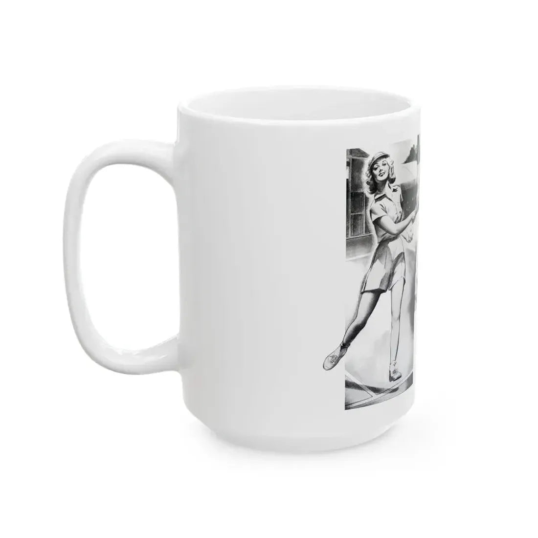 Beauty Is More Than Skin Deep, Physical Culture, September 1940 - White Coffee Mug - Go Mug Yourself