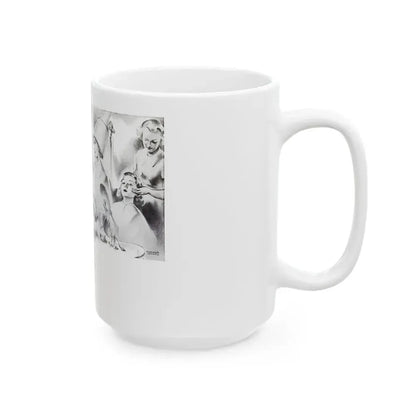 Beauty Is More Than Skin Deep, Physical Culture, September 1940 - White Coffee Mug - Go Mug Yourself