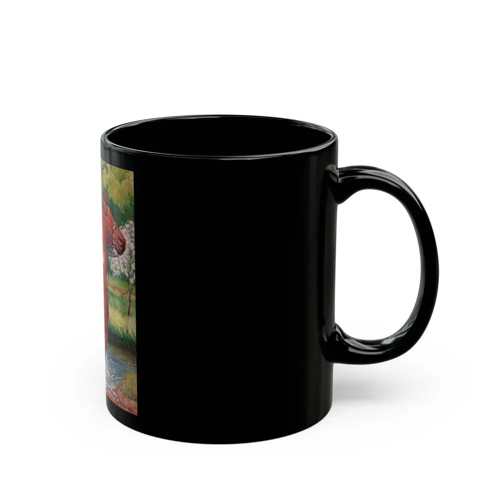 Beauty on a Horse - Black Coffee Mug - Go Mug Yourself