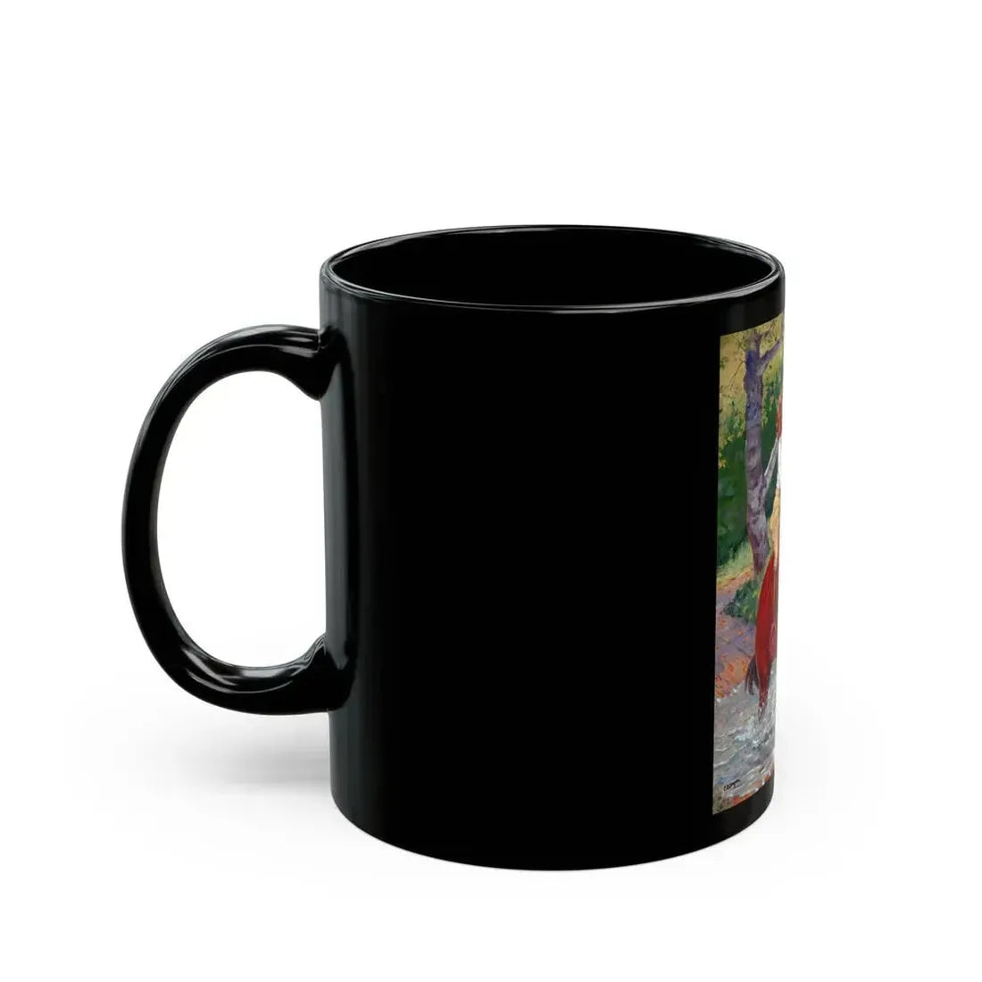 Beauty on a Horse - Black Coffee Mug - Go Mug Yourself