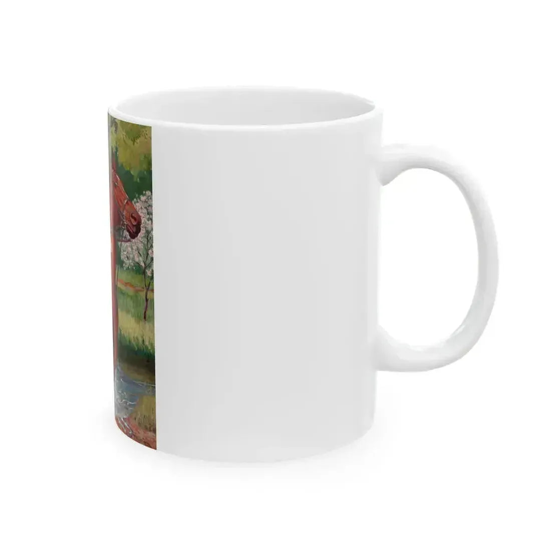 Beauty on a Horse - White Coffee Mug - Go Mug Yourself