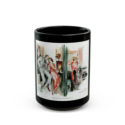 Beauty Parlour Intrigue, 1936 - Black Coffee Mug 15oz - Go Mug Yourself