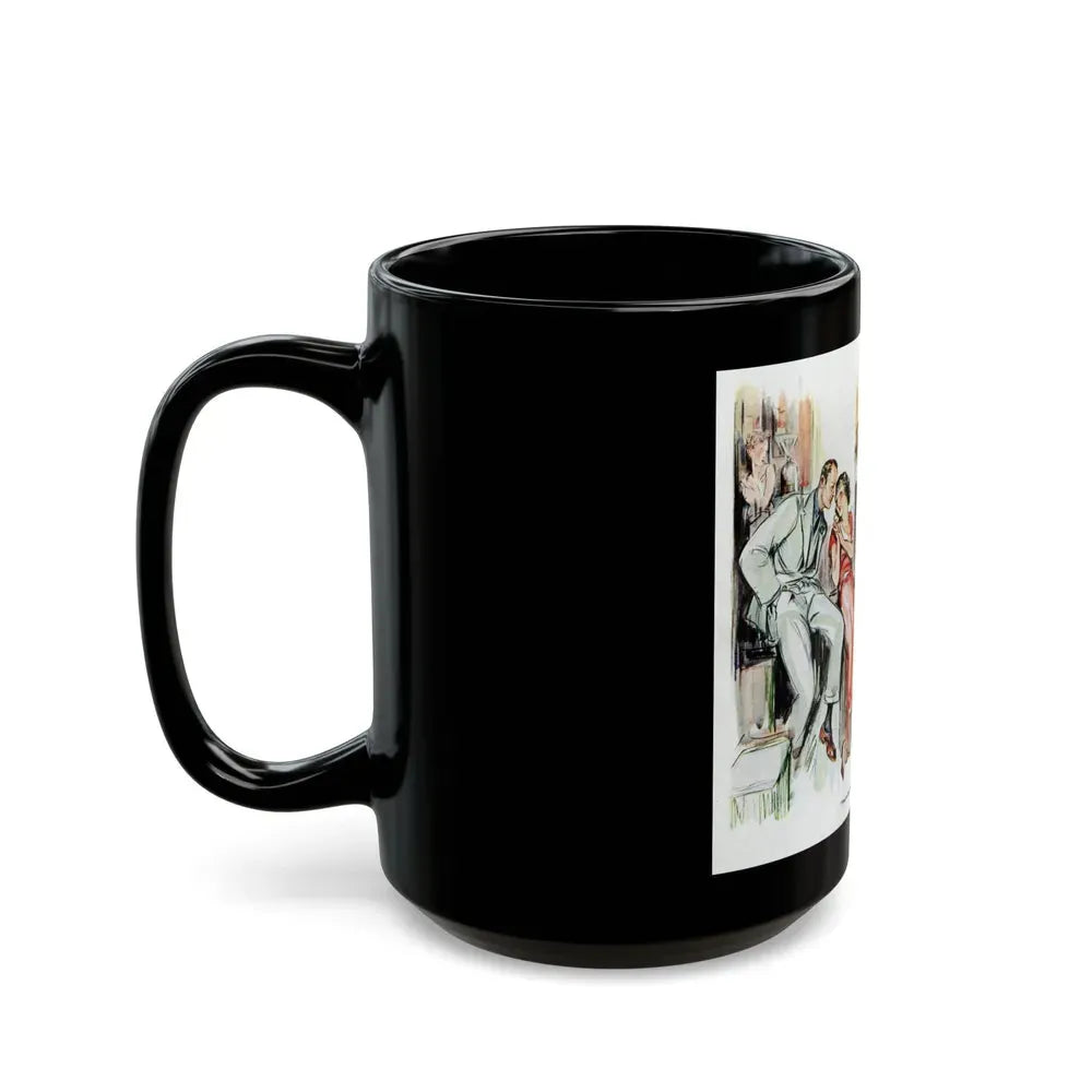 Beauty Parlour Intrigue, 1936 - Black Coffee Mug - Go Mug Yourself