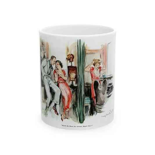 Beauty Parlour Intrigue, 1936 - White Coffee Mug 11oz - Go Mug Yourself