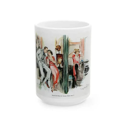 Beauty Parlour Intrigue, 1936 - White Coffee Mug 15oz - Go Mug Yourself