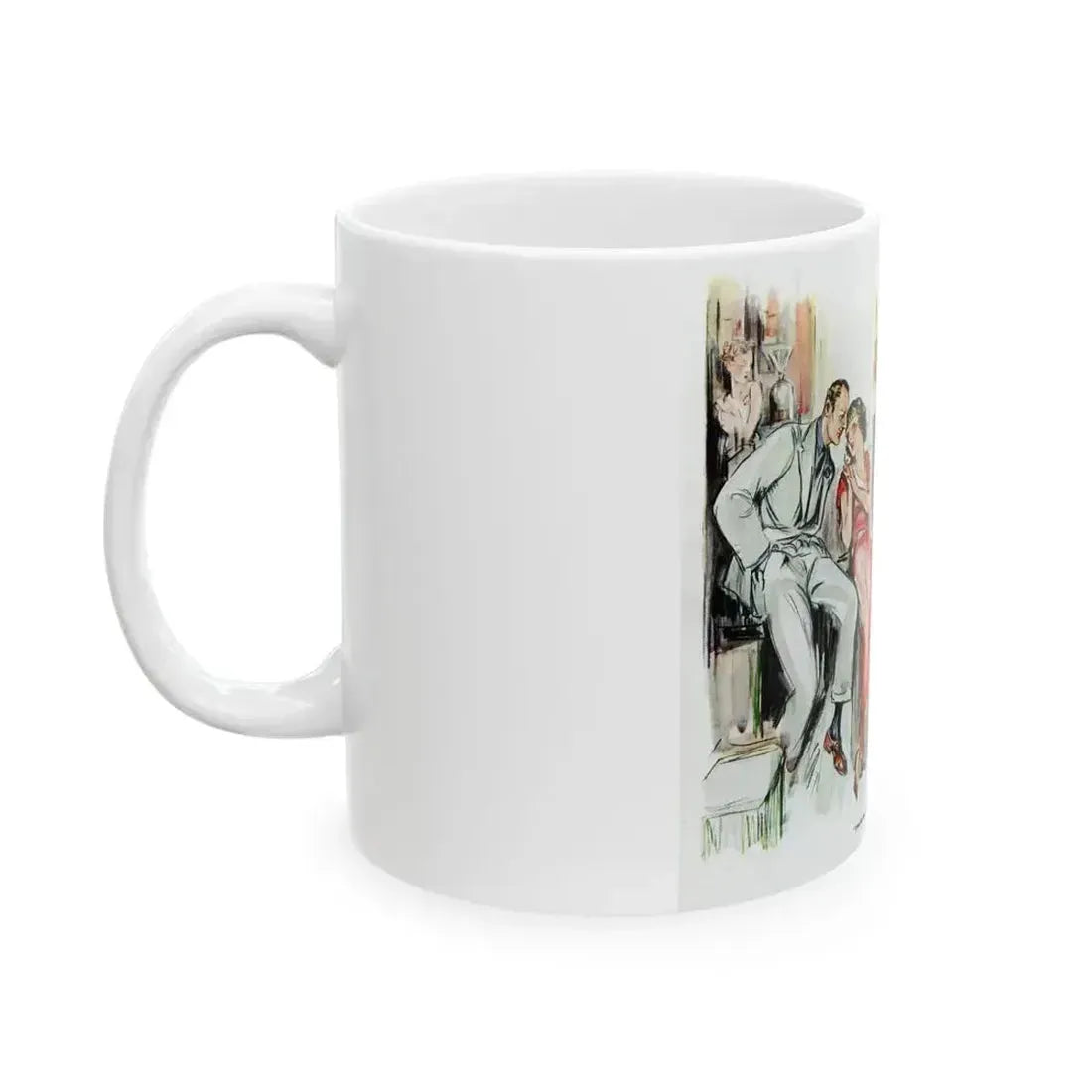 Beauty Parlour Intrigue, 1936 - White Coffee Mug - Go Mug Yourself