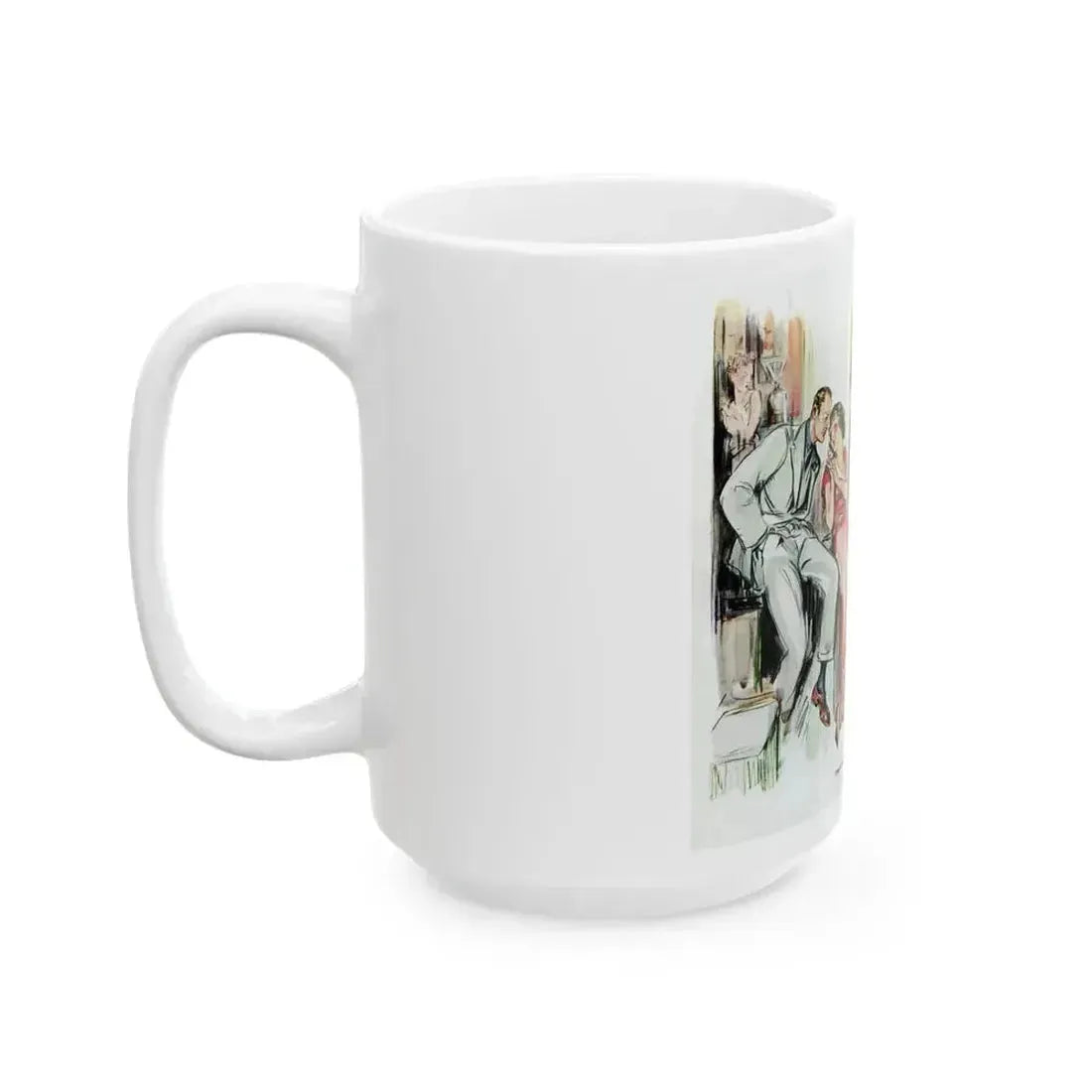 Beauty Parlour Intrigue, 1936 - White Coffee Mug - Go Mug Yourself