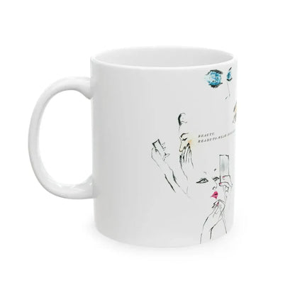 Beauty, Ready-To-Wear Designs, 1954 - White Coffee Mug - Go Mug Yourself