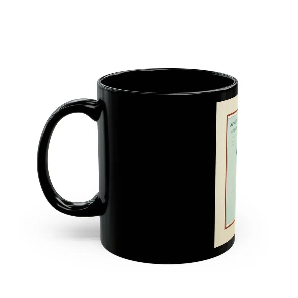 Beauty Salon, Calendar Illustration - Black Coffee Mug - Go Mug Yourself