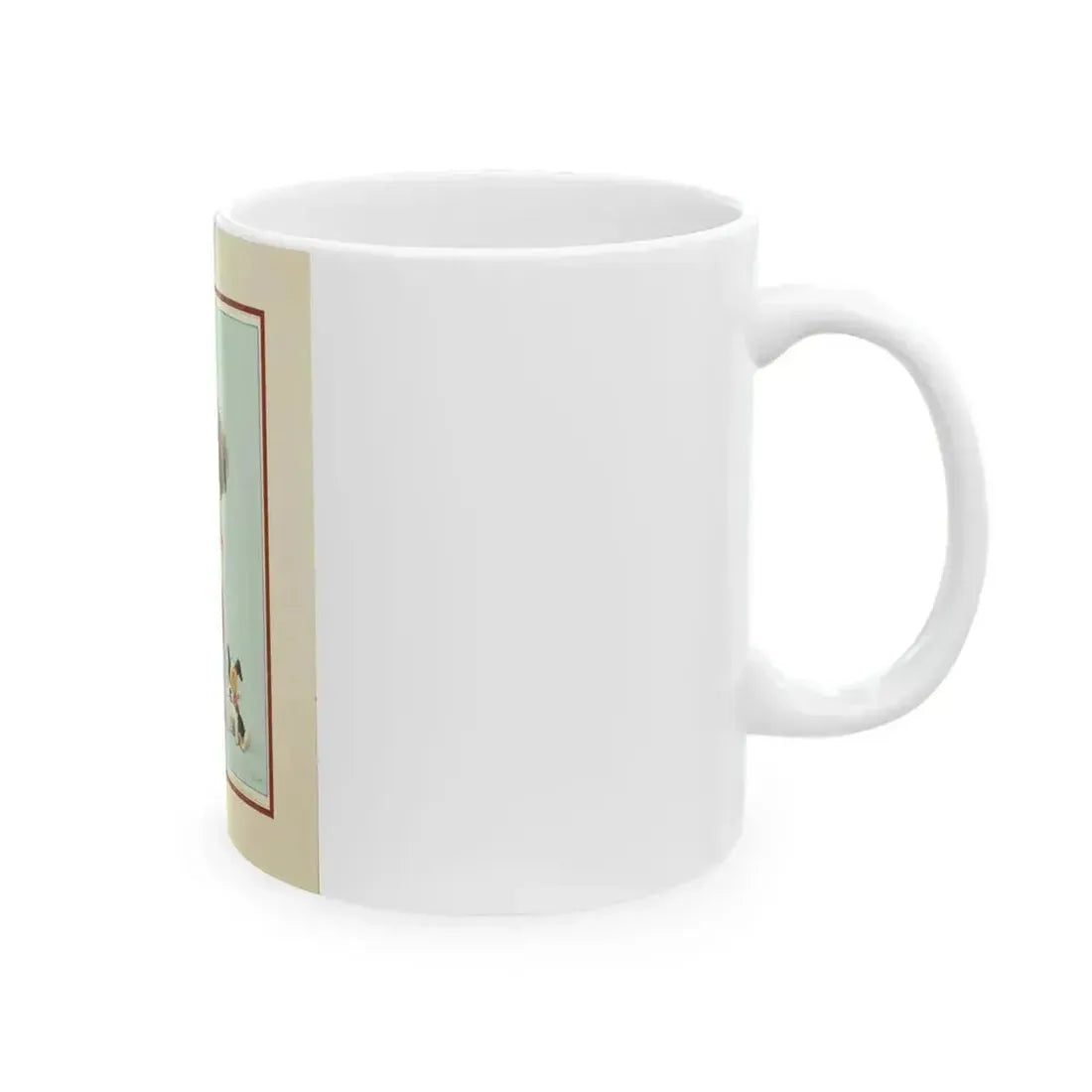 Beauty Salon, Calendar Illustration - White Coffee Mug - Go Mug Yourself