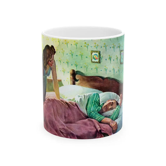 Beautyrest advertisement, 1942 - White Coffee Mug 11oz - Go Mug Yourself