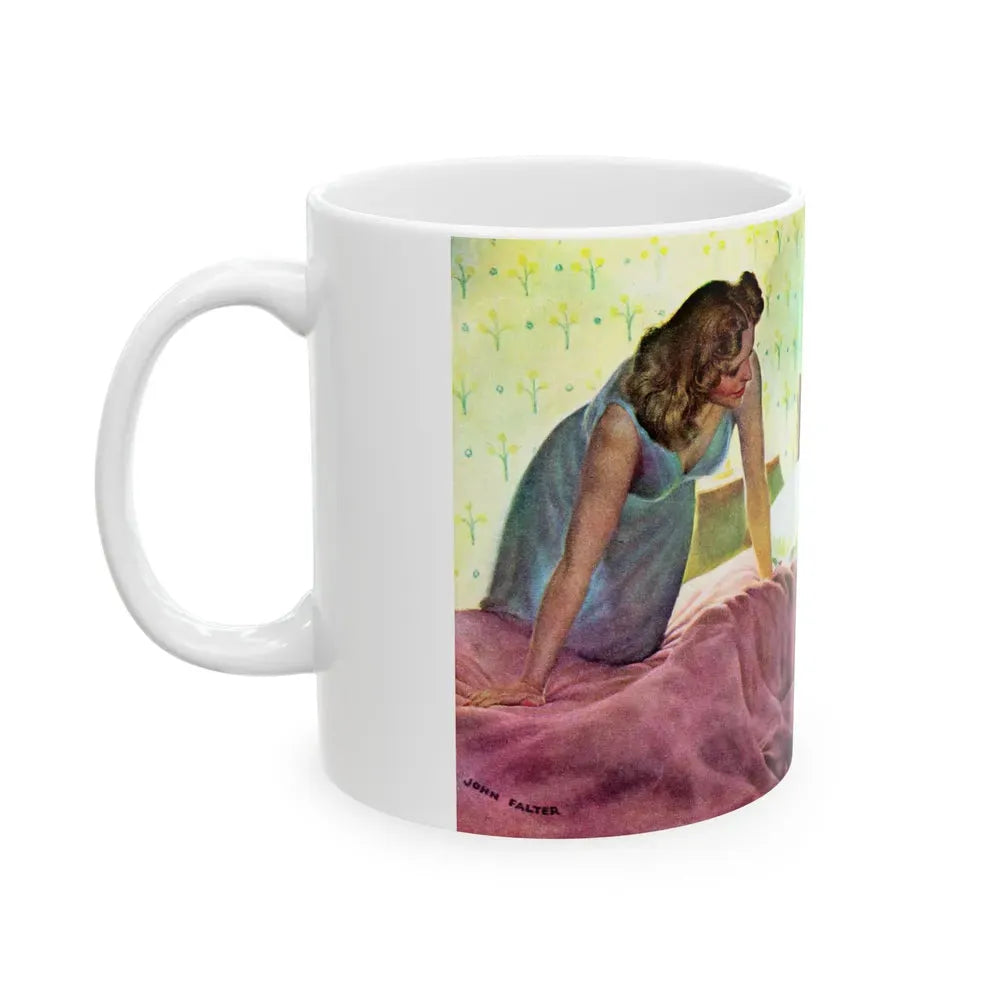 Beautyrest advertisement, 1942 - White Coffee Mug - Go Mug Yourself