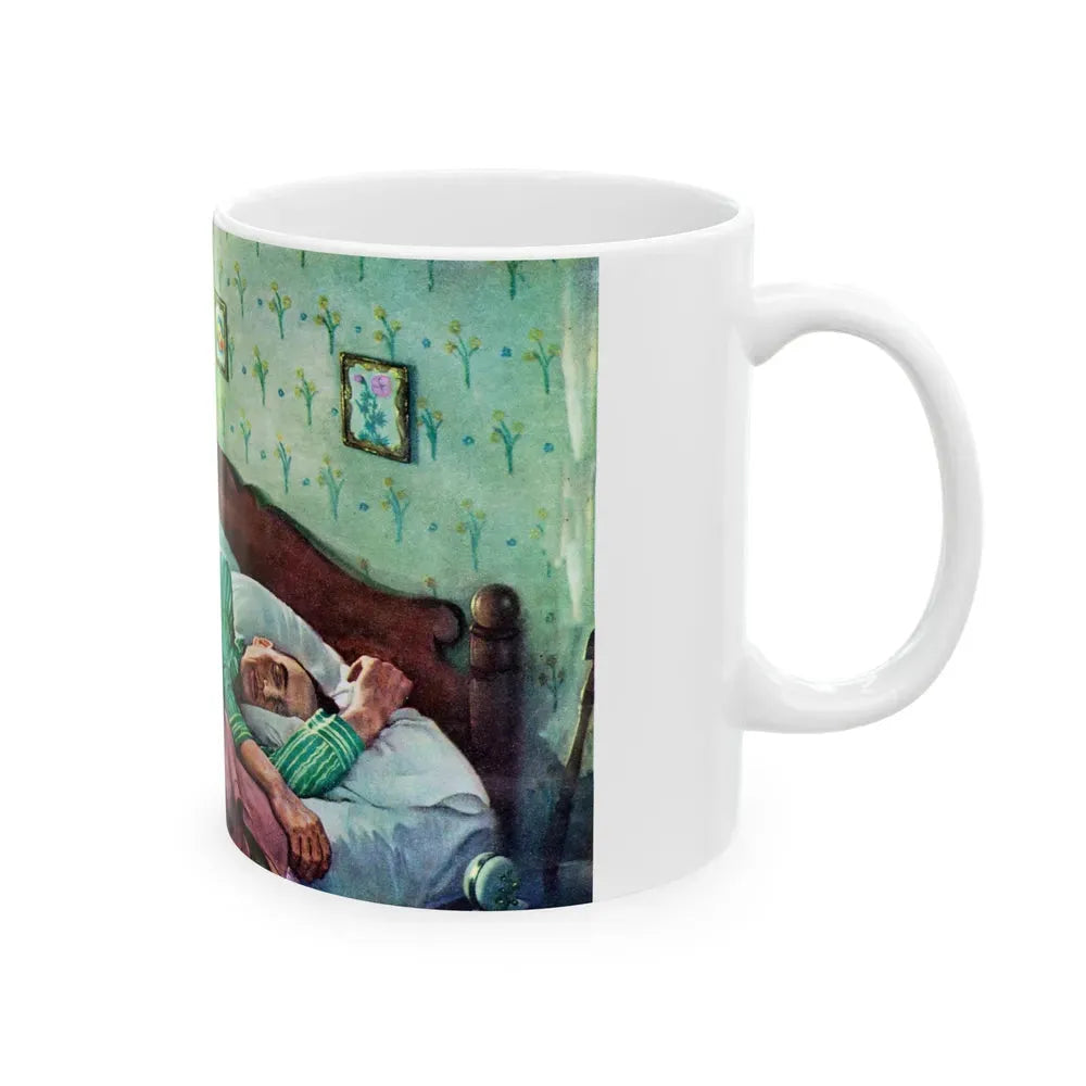Beautyrest advertisement, 1942 - White Coffee Mug - Go Mug Yourself