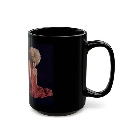 Kim Novak #256 (Vintage Female Icon) Black Coffee Mug-Go Mug Yourself