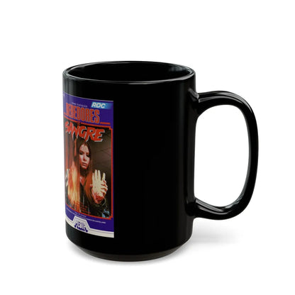 BEBEDORES DE SANGRE (VHS COVER) - Black Coffee Mug-Go Mug Yourself