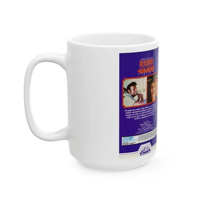 BEBEDORES DE SANGRE (VHS COVER) - White Coffee Mug - Go Mug Yourself