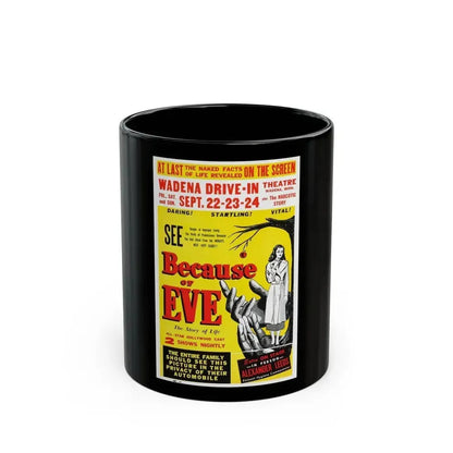 BECAUSE OF EVE 1948 Movie Poster - Black Coffee Mug 11oz - Go Mug Yourself