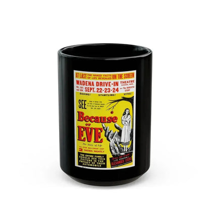 BECAUSE OF EVE 1948 Movie Poster - Black Coffee Mug 15oz - Go Mug Yourself