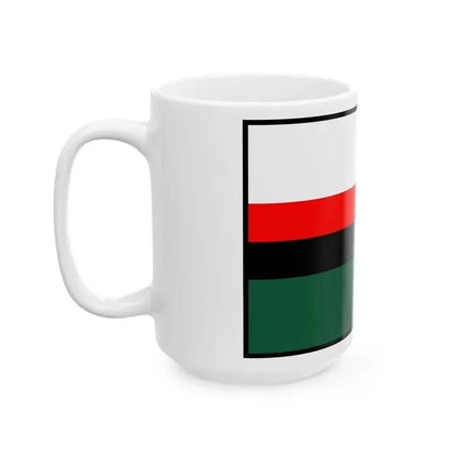 Becherov Bardejov Flag (Slovakia) White Coffee Mug - Go Mug Yourself